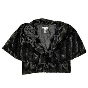 WD.NY Black Cape Jacket